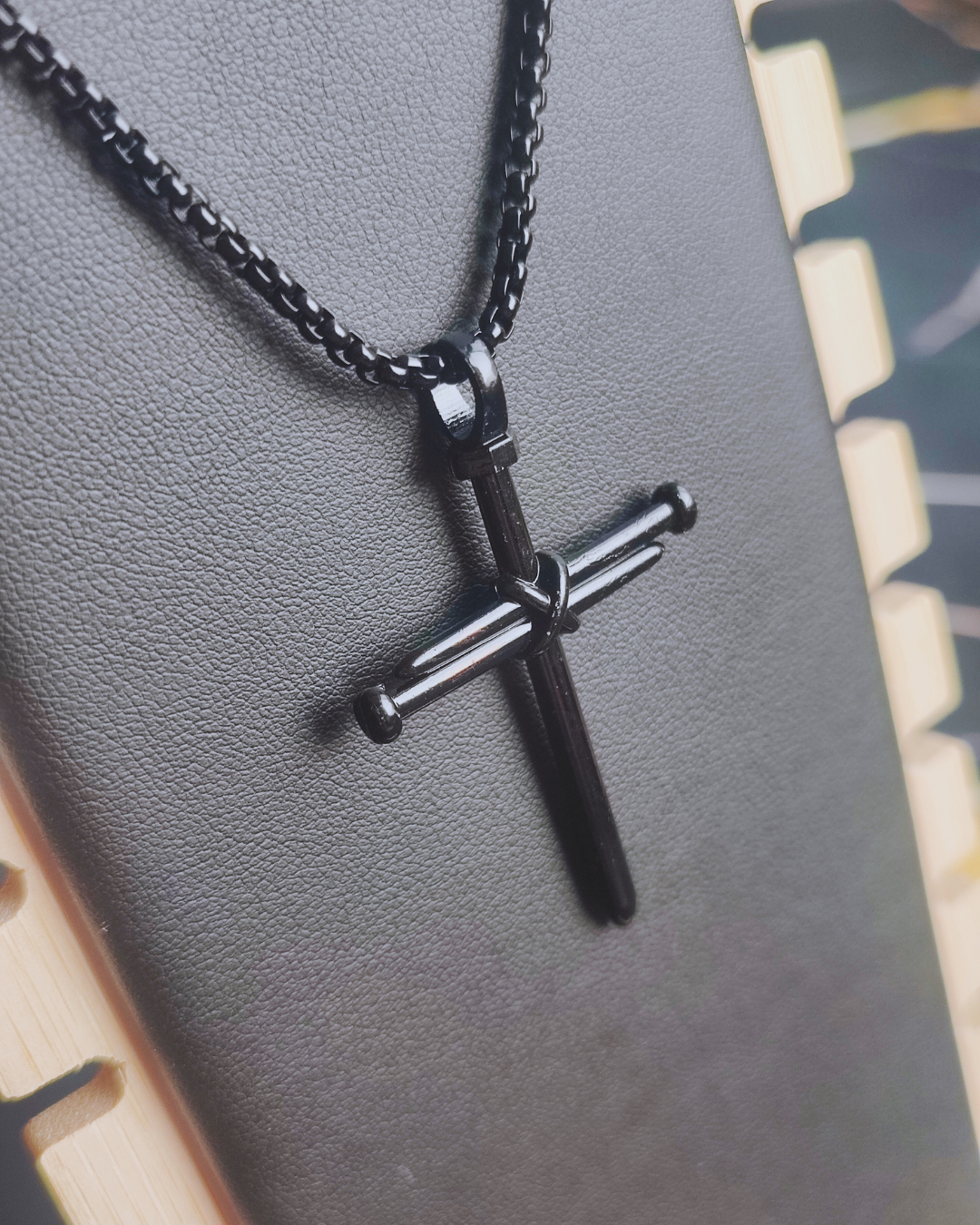 Nail Cross Necklace