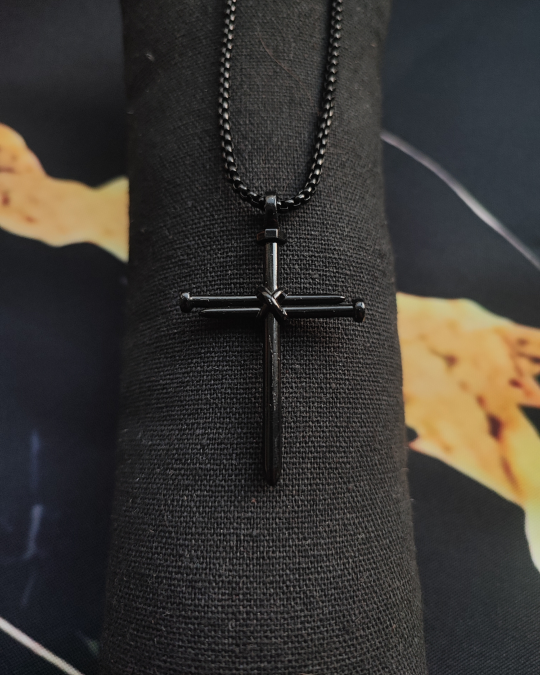 Nail Cross Necklace